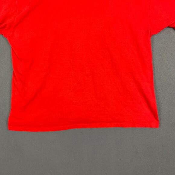 VTG Chicago Bulls T-Shirt Mens 2XL Red Single Stitch Hanes Beefy NBA USA 90s - Picture 9 of 14